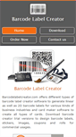 Mobile Screenshot of barcodelabelcreator.com